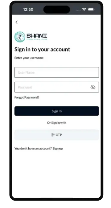 SFPL login Screen